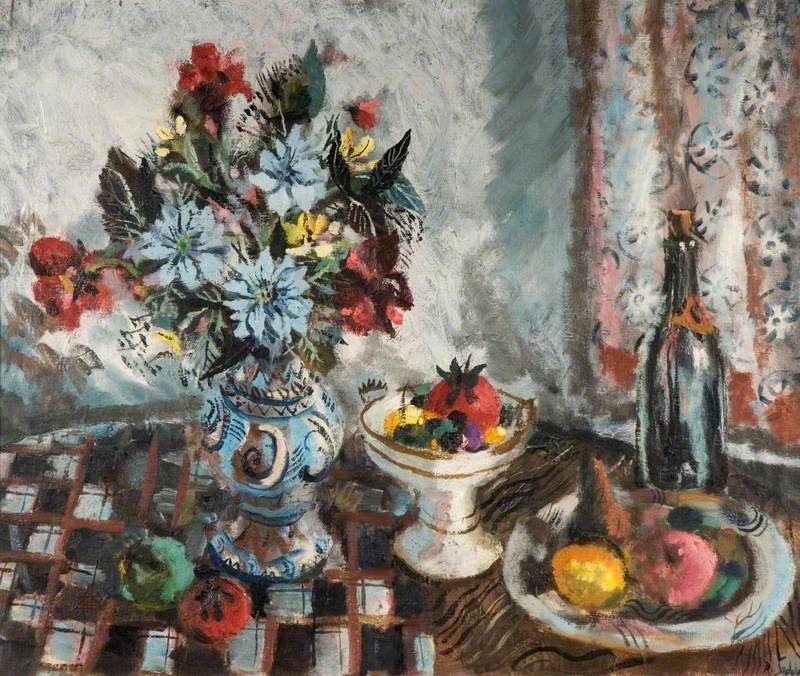 Still Life with Fruit and Flowers