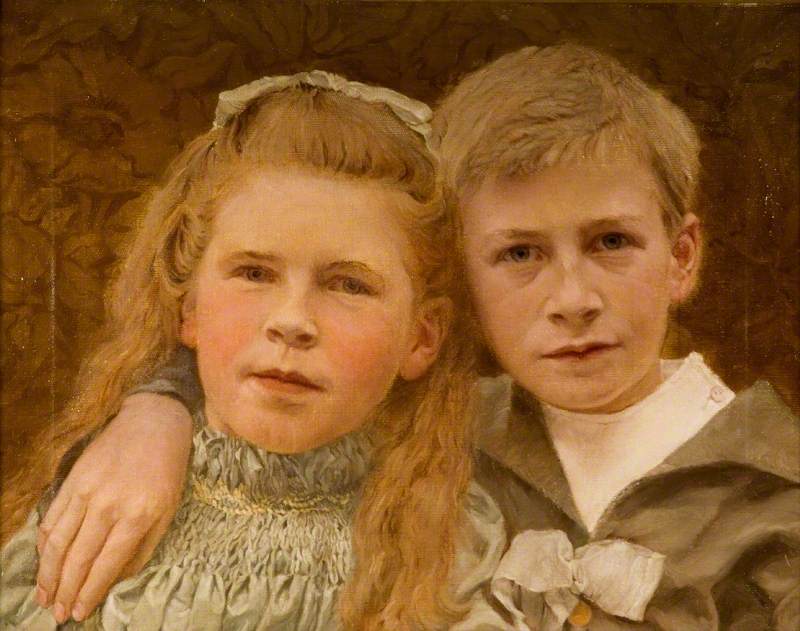 Philip and V. M. Haswell, Aged 8 and 6