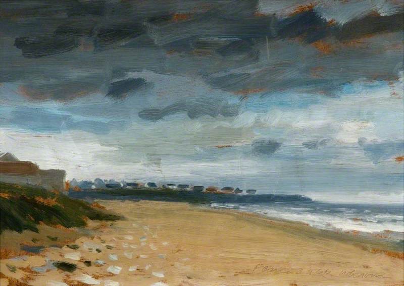 Whitburn with Stormy Sky