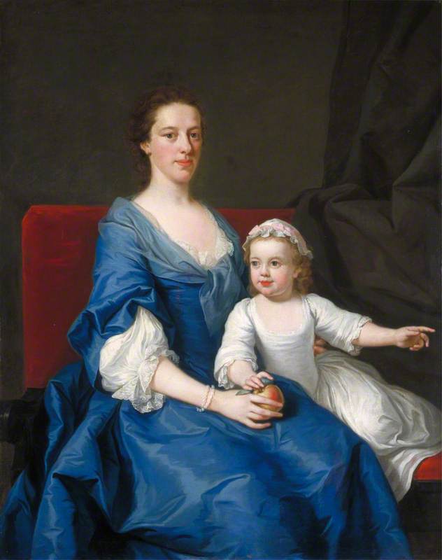 Portrait of an Unknown Woman and Child