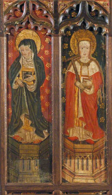 Nun (left panel) and Saint Helen (right panel )