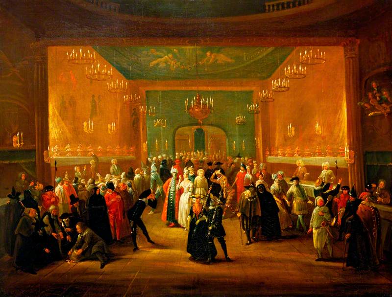 A Masquerade at the King's Theatre, Haymarket