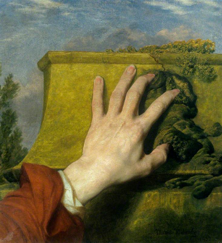 Study of a Hand against a Wall