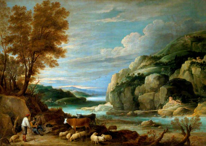 Rocky Landscape with Figures