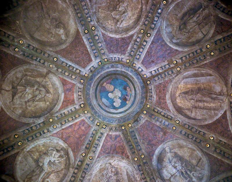 Ceiling from the Casa Maffi, Via Belvedere, Cremona