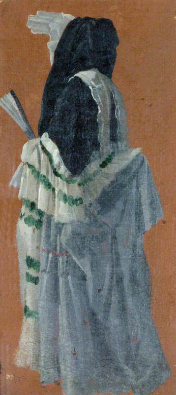 A Lady Holding a Fan