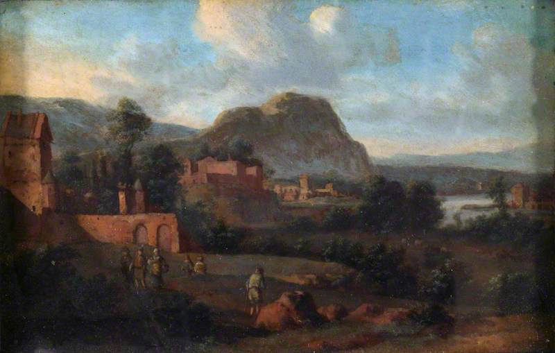 Landscape with Buildings and Figures