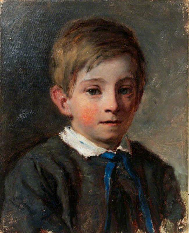 Edgar Holl as a Small Boy