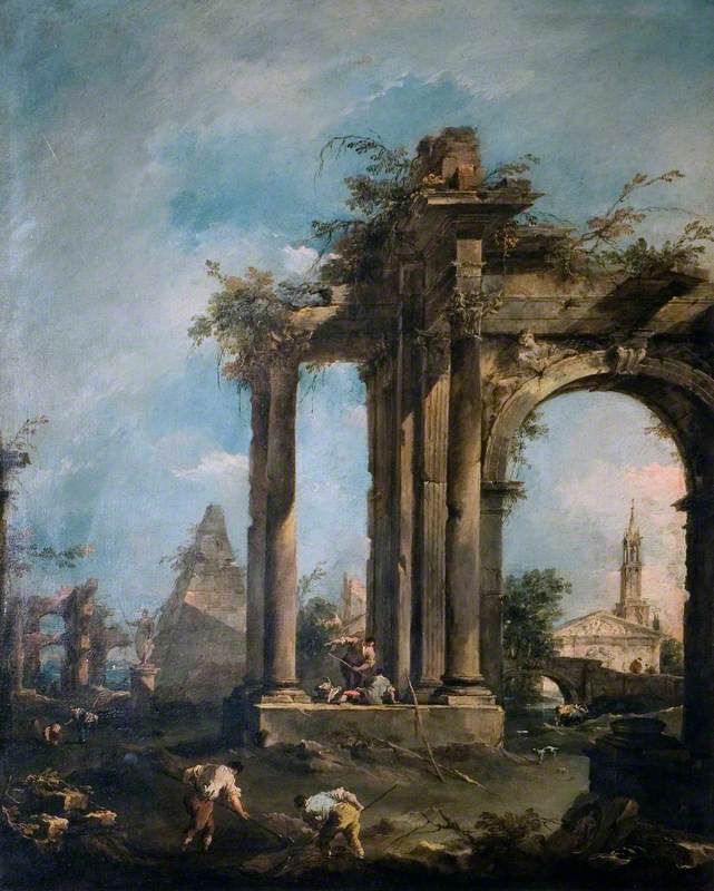 Capriccio with Ruins and Figures