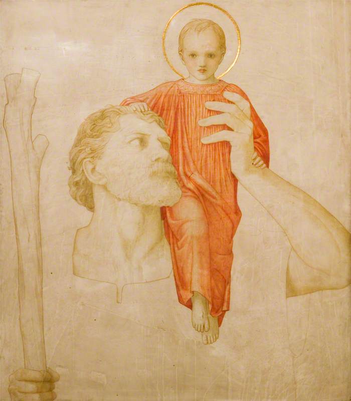 Saint Christopher and the Christ Child