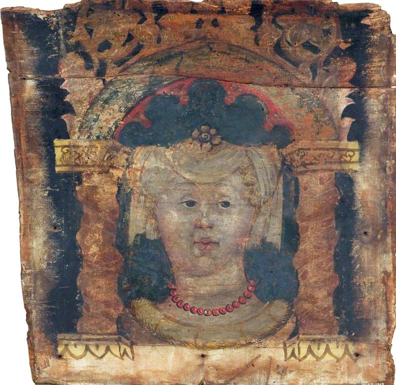 Head of a Woman under an Arch, Full Face