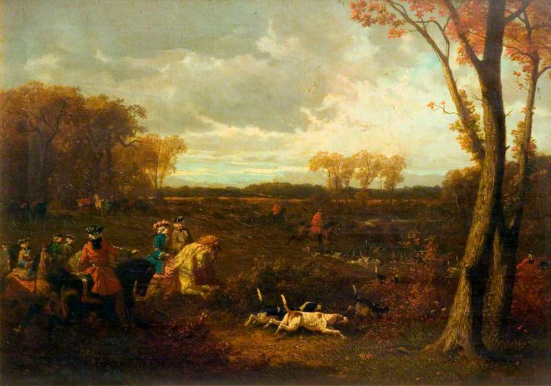An Eighteenth Century Hunting Scene