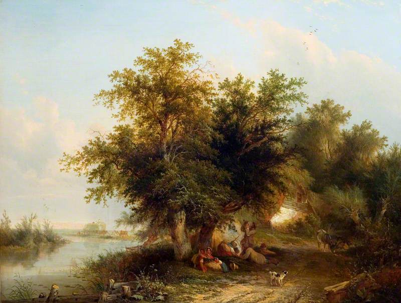 Landscape with Gypsies and Haymakers