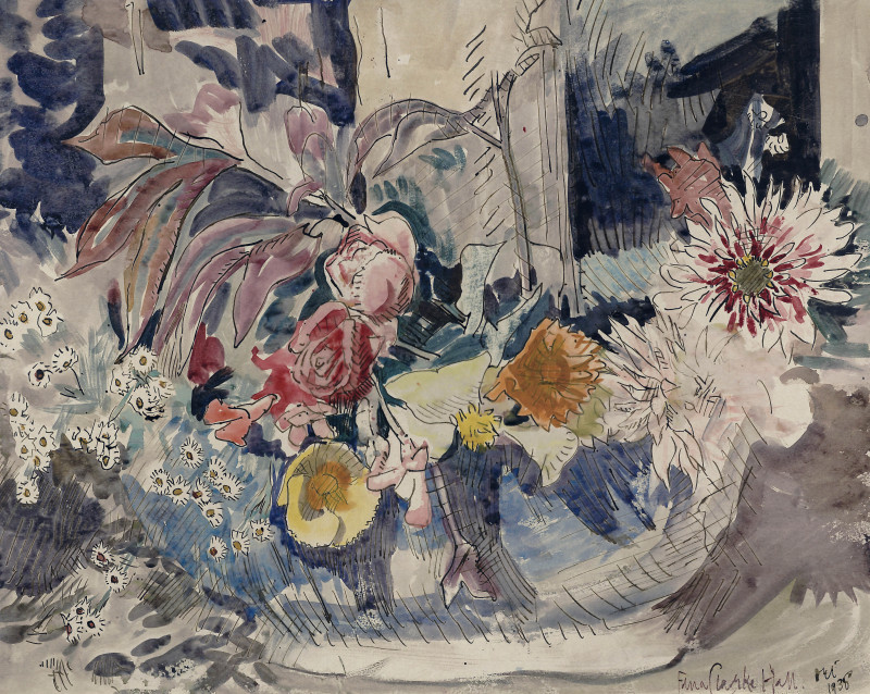 Flowers in a Bowl