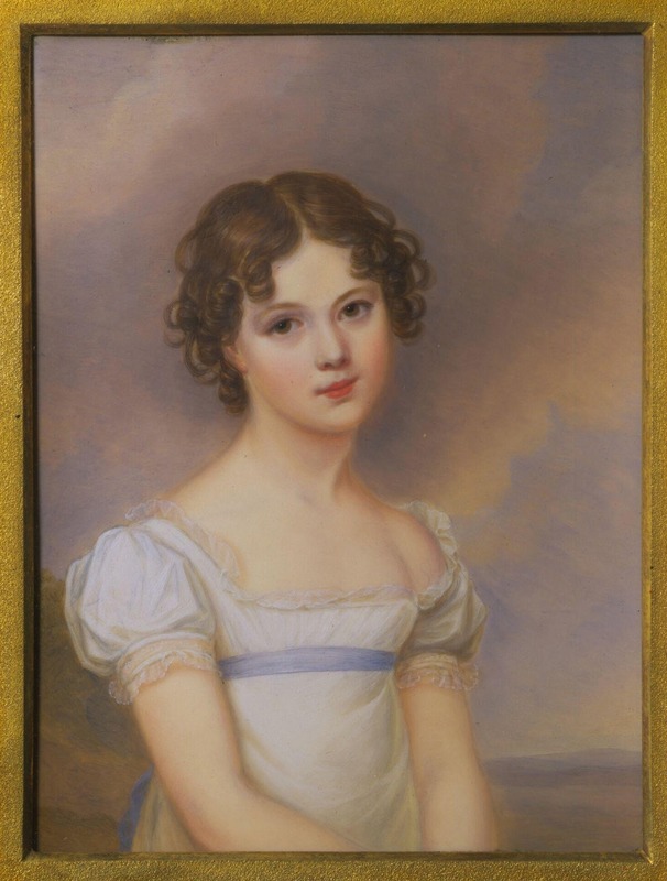 Portrait miniature of Sophia Westlake Arundell