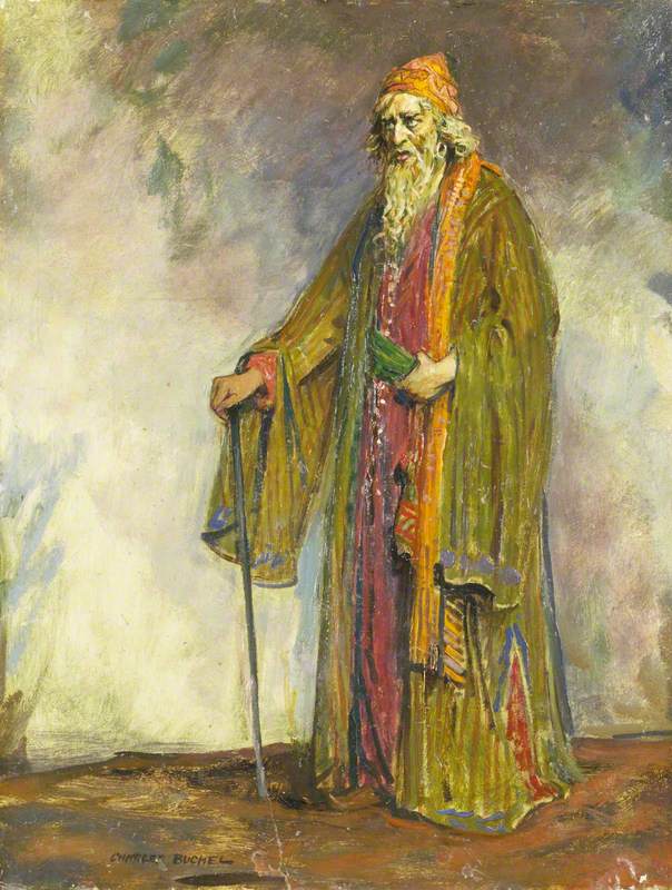 Herbert Beerbohm Tree (1852–1917), as Shylock in 'The Merchant of Venice' by William Shakespeare