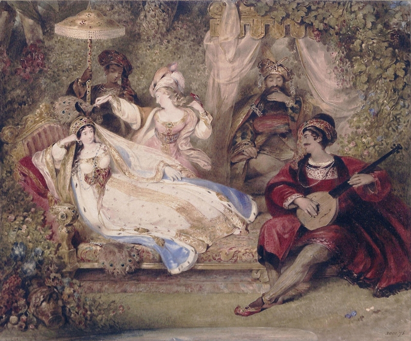Feramorz relating he story of the Peri