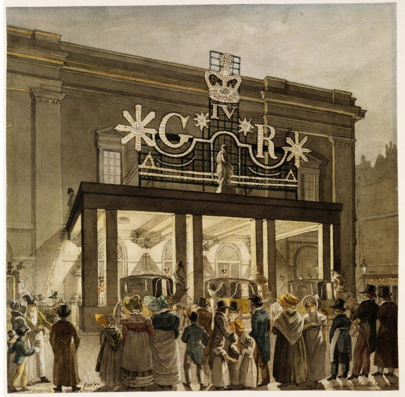 The Exterior of Drury Lane Theatre