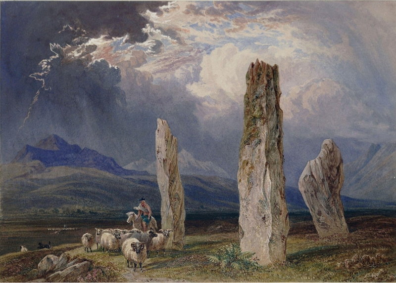 Circle of stones near Tormore, Isle of Arran