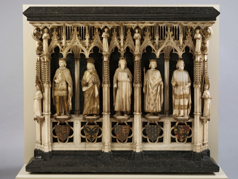 Model for the proposed restoration of the monument to Queen Philippa of Hainault