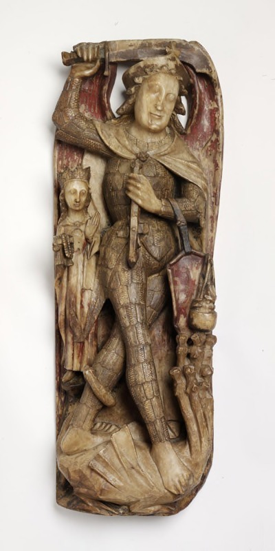 Saint Michael Attacking the Dragon and Weighing a Soul