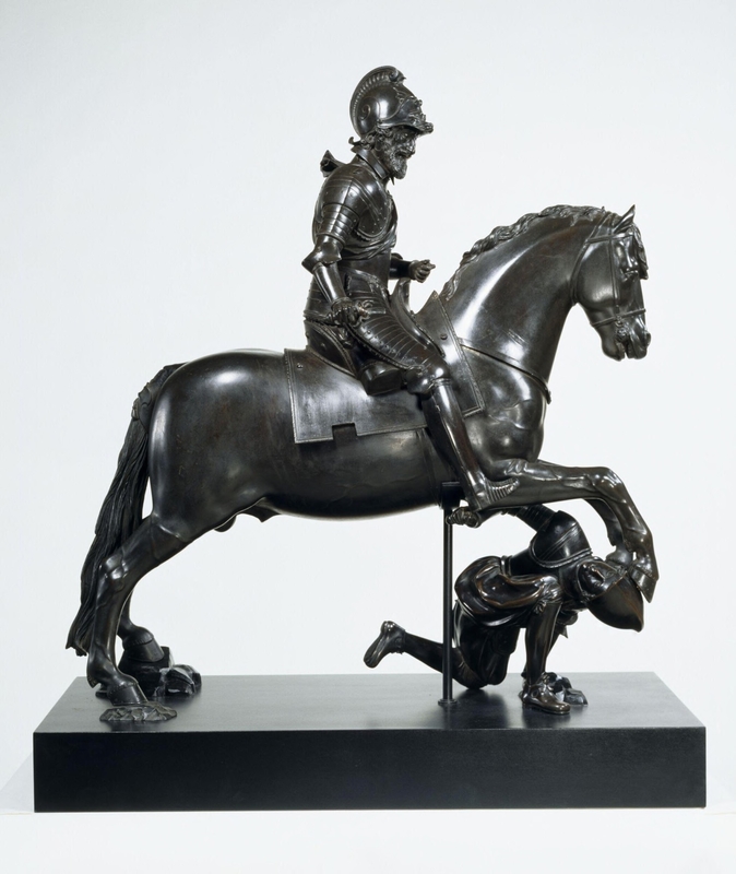Henri IV on horseback Trampling his Enemy