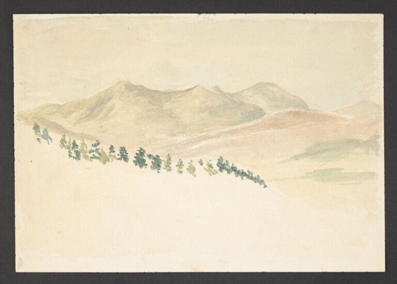 Sketch of mountains