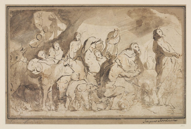 Moses Striking the Rock