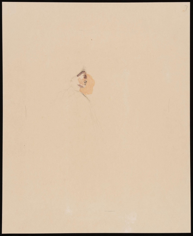 Study of a head in profile