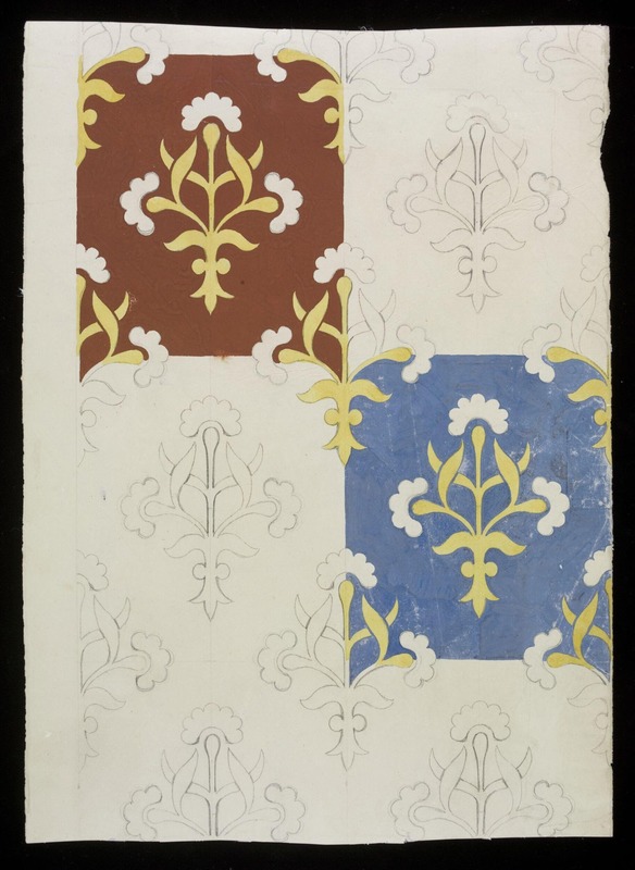 Designs (on 7 sheets) for small-scale patterns
