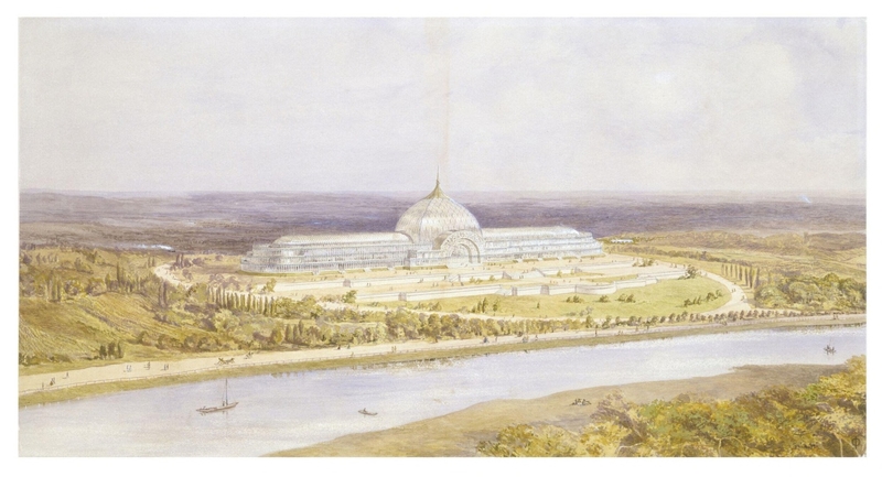 Design for permanent exhibition building at St. Cloud