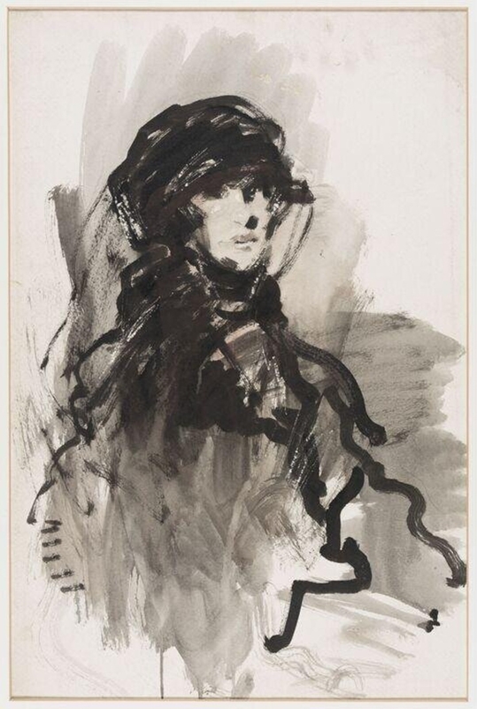 Woman in a hat