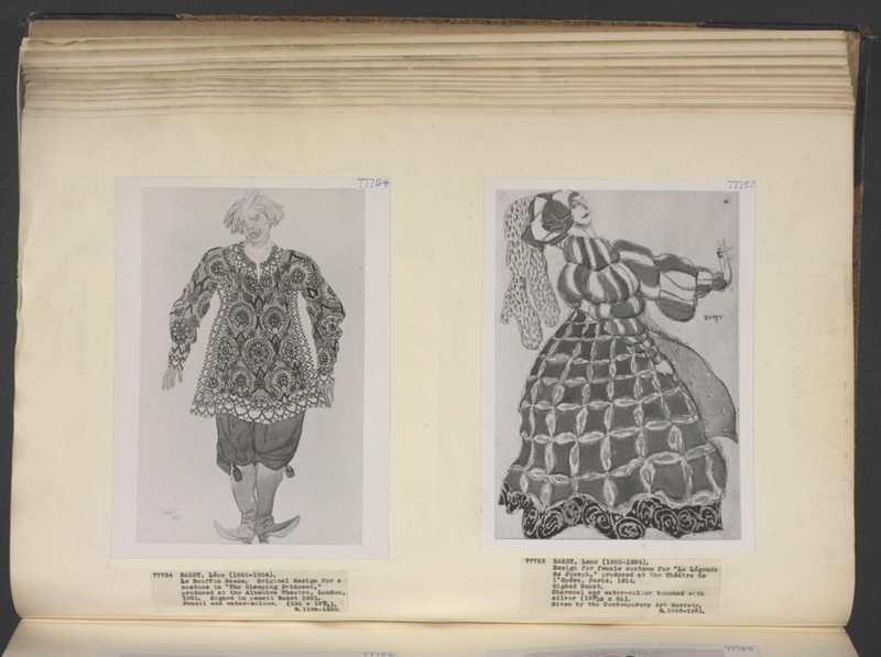 Design for a woman's costume in <i>La Légende de Joseph</i> (?)
