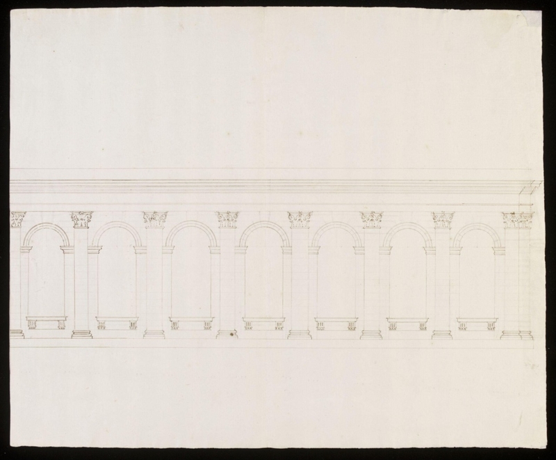Elevation for Castle Howard, Yorkshire