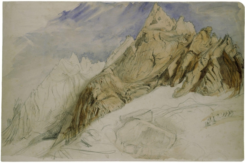 View of the Aiguille du Plan, France