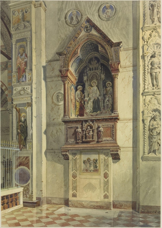 Monument to Tommaso Pellegrini, Church of Sta  Anastasia, Verona.