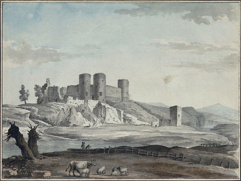 Rhuddlan Castle from the Bridge