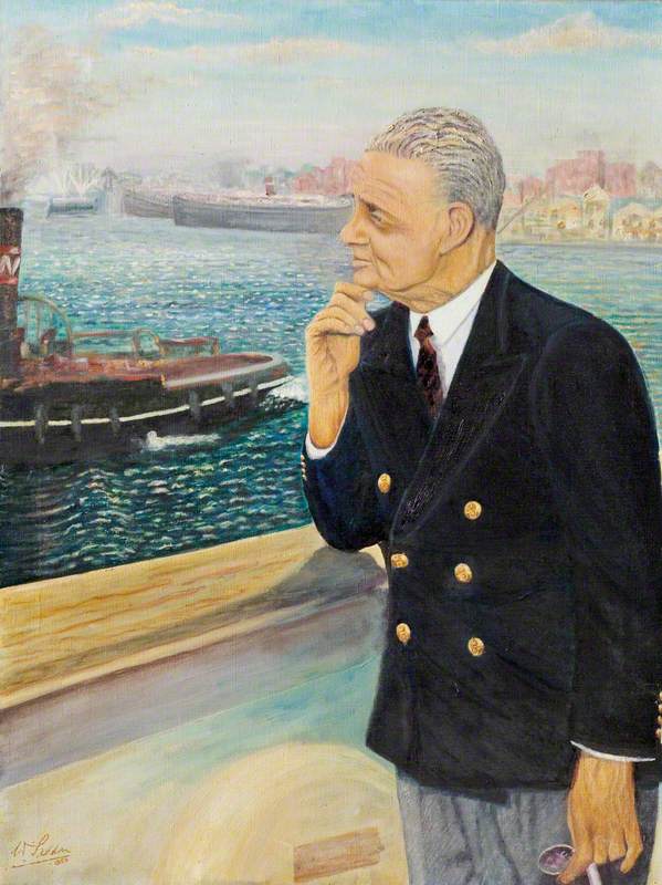 Lord Nuffield (1877–1963), Embarking on a Sea Voyage, Liverpool Docks