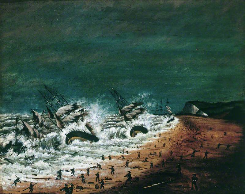 A Terrible Shipwreck: 12th February 1870 at Kingsdown near Deal
