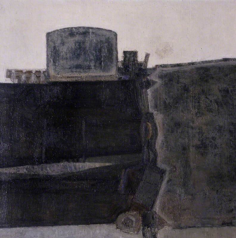 Landscape with Tank