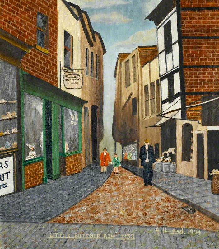 Little Butcher Row, Coventry, 1932
