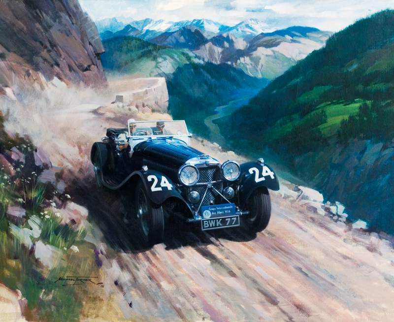Alpine Rally 1936, SS100 BWK77
