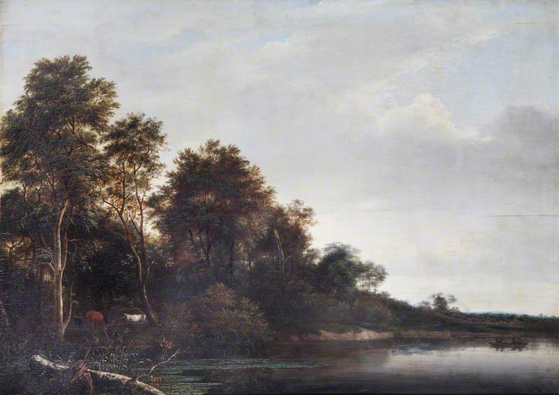 Wood Scene and River
