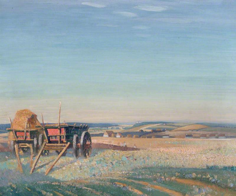 Carts on the Sussex Downs