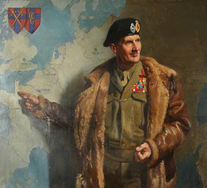 Field Marshal Bernard 'Monty' Montgomery (1887–1976), Commander-in-Chief, 21st Army Group, Second World War (after Frank O. Salisbury)