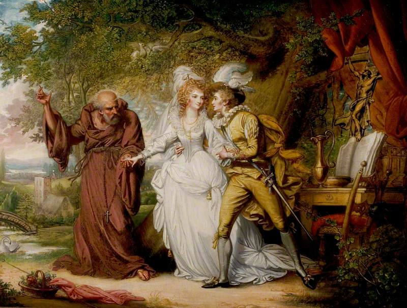 'Romeo and Juliet', Act II, Scene 4, Romeo and Juliet with Friar Lawrence