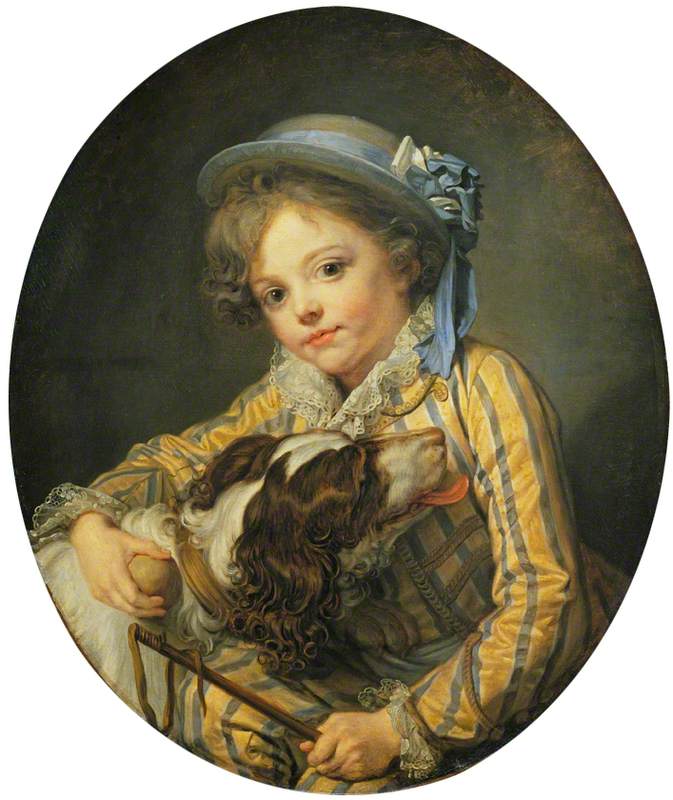 Boy with a Dog | Art UK