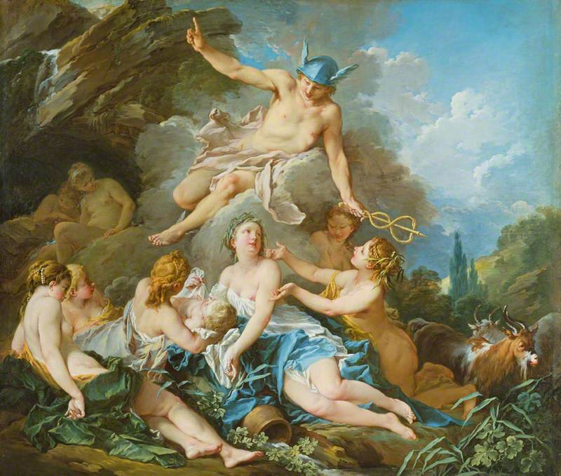 Mercury Confiding The Infant Bacchus To The Nymphs Art Uk