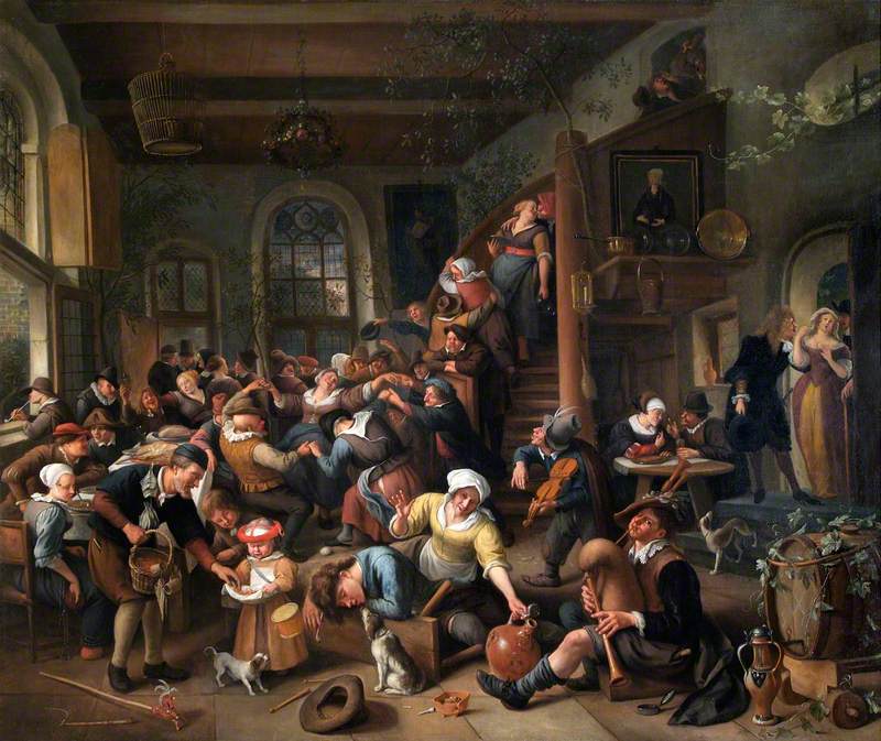 The Egg Dance: Peasants Merrymaking in an Inn