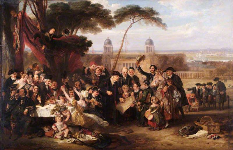 The Greenwich Pensioners Commemorating Trafalgar